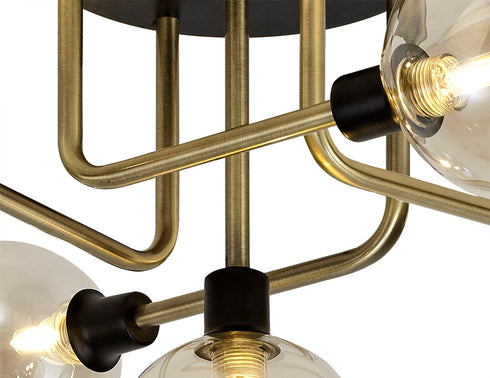 Delian Flush Ceiling 5 Light